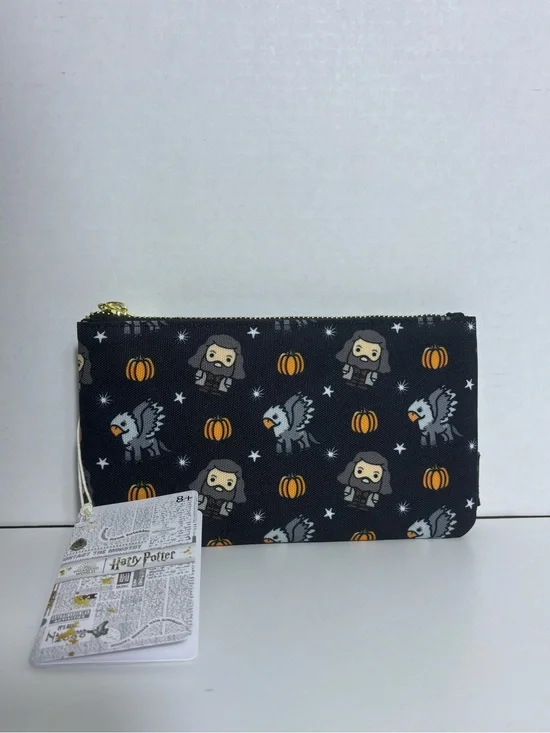 Loungefly Harry Potter Hagrid & Buckbeak Pumpkin Zipper Pouch