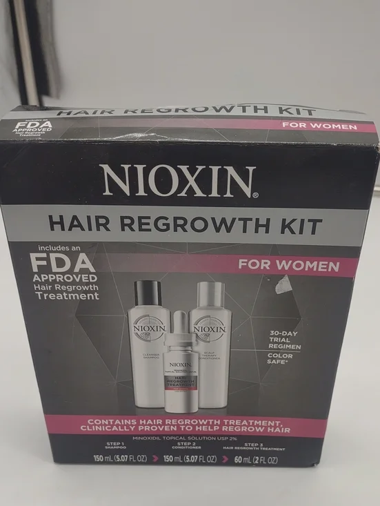 Hair Regrowth Kit for Women - Pink/Gray 11/2023