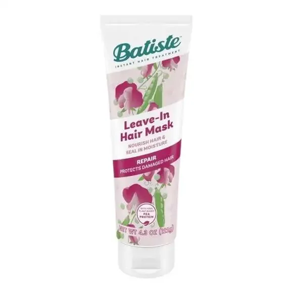 Batiste Leave-In Hair Mask Repair Protect Damaged Hair Pea Protein 4.3 oz Tube