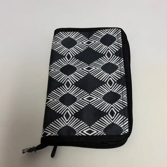 NWT Thirty-One Black and White Makeup Bag