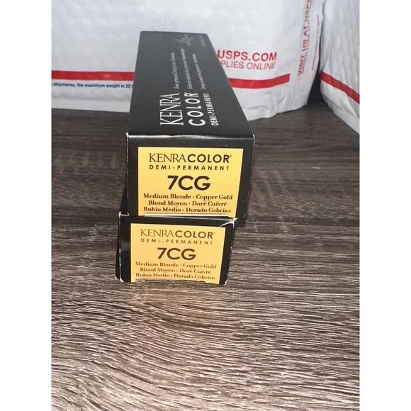 Kenra Color Demi Permanent Hair Color 7CG Medium Blonde‎ Copper Gold hair care