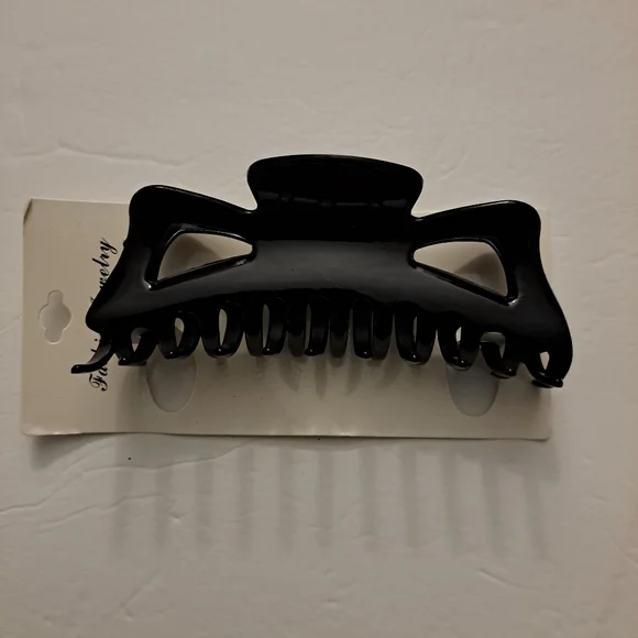 Fashion Jewelry Black Large Hair Clip Plastic Claws New