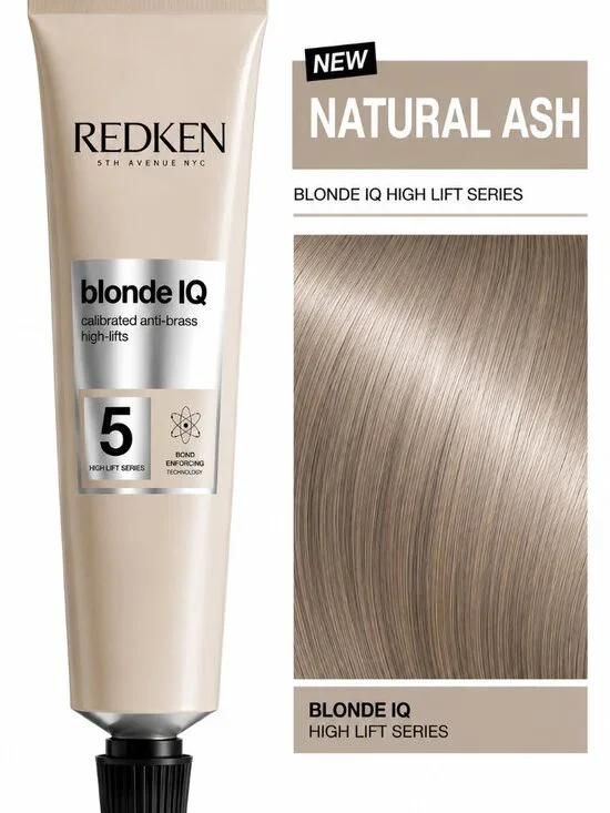 Redken Blonde IQ High Lift Conditioning Cream Hair Color Natural Ash 2.1 fl oz