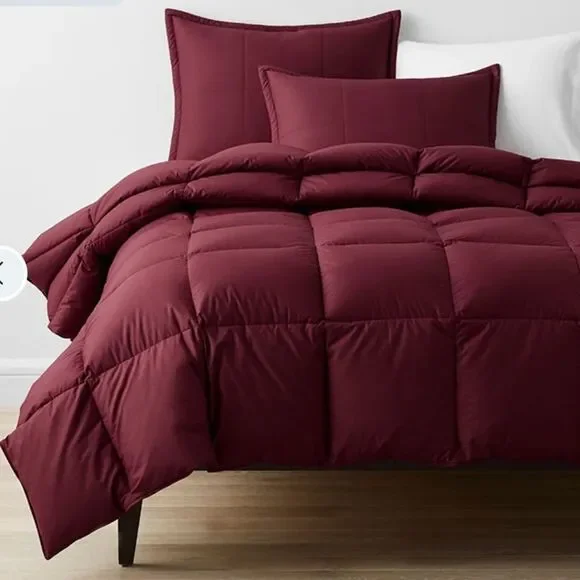 The Company Store LoftAIRE Down Alt Light Comforter in Merlot, Twin XL, NEW!