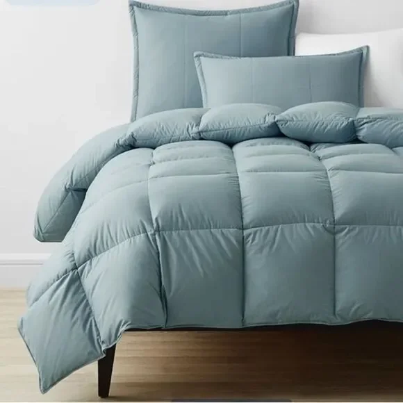 The Company Store LoftAIRE™ Down Alt Medium Comforter Sea Mist, Twin Size. New!