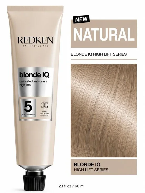 Redken Blonde IQ High Lift Conditioning Cream Hair Color Natural 2.1 fl oz