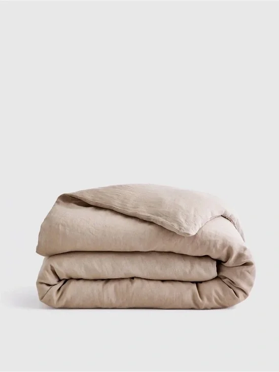 Quince NWOT Linen Duvet Cover in Toffee King/Cal King 983