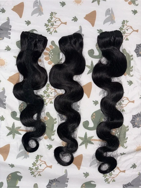 Amazon Black Body Wave Hair Extensions - 3 Pack