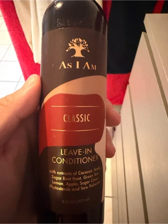 As I Am Classic Leave-In Conditioner - Brown & Red Bottle