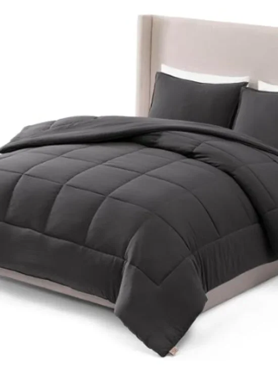 UGG Leonora Full/Queen Comforter 3-piece Set - Charcoal Gray