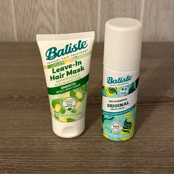 Batiste Leave in Hair Mask Shampoo Travel Set
