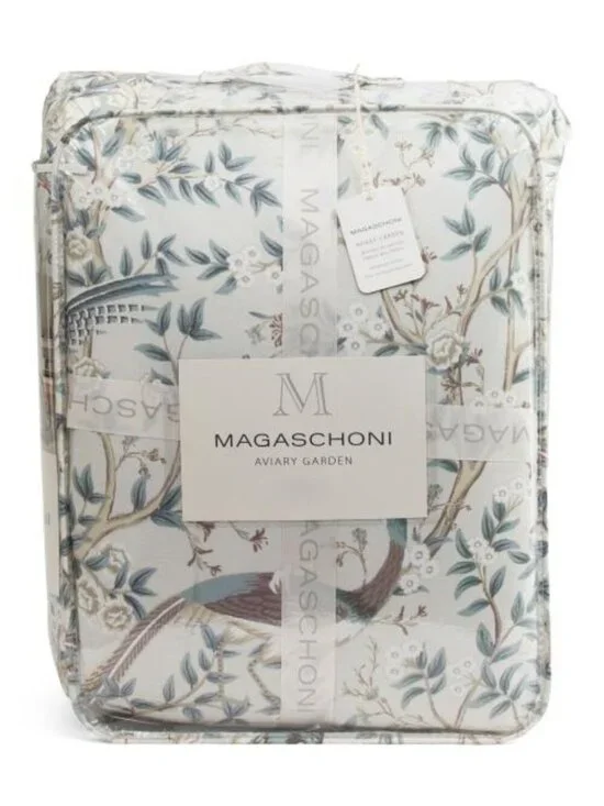 MAGASCHONI Cotton Sateen Peacock Comforter Set