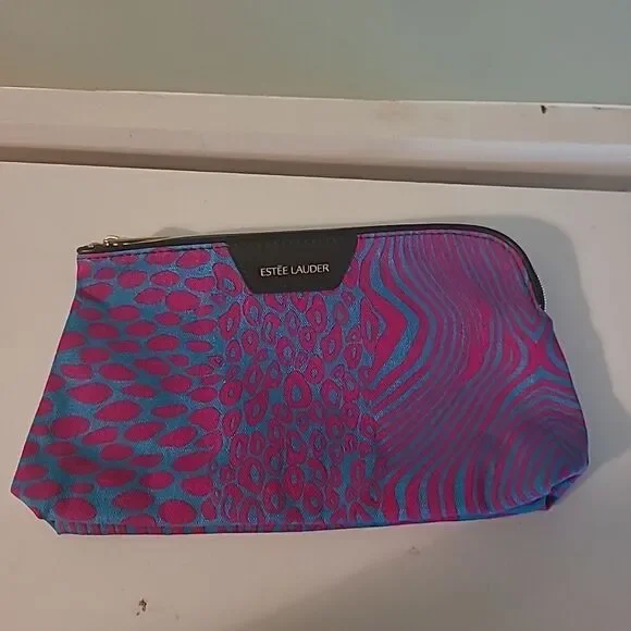 Estee Lauder Animal Print Cosmetic Bag