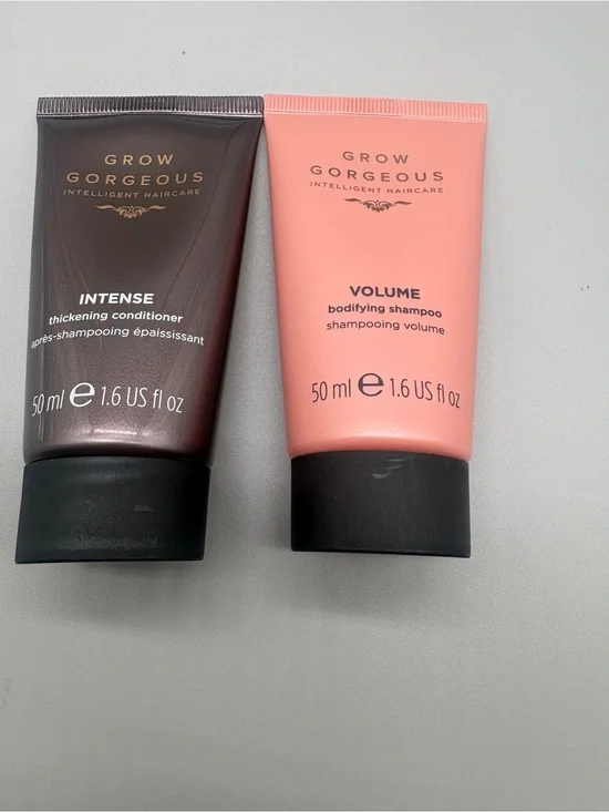 Grow Gorgeous Shampoo Conditioner Travel Duo 50ml Each New