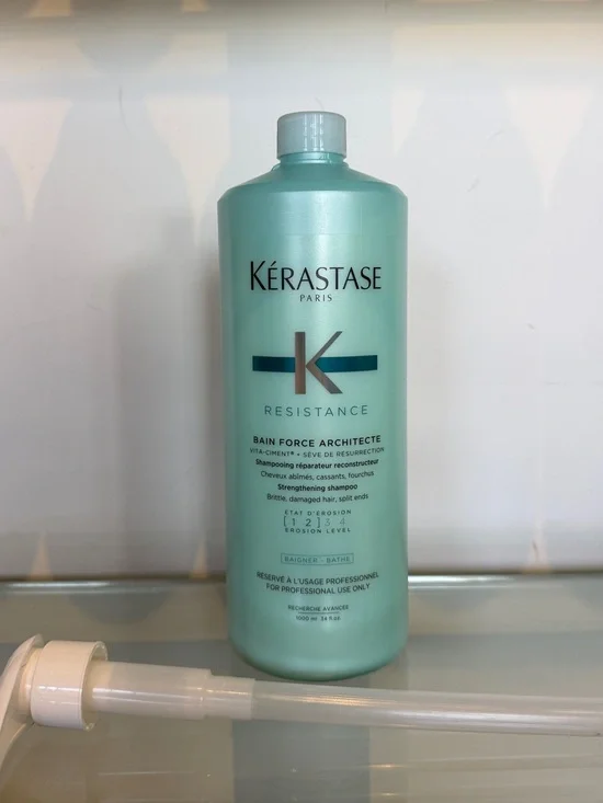 Kerastase RÉSISTANCE BAIN FORCE ARCHITECTE SHAMPOO New 1000 ML with pump