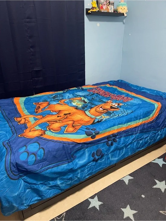 Scooby-Doo Kids Reversible Twin  Comforter - Cartoon Bedding