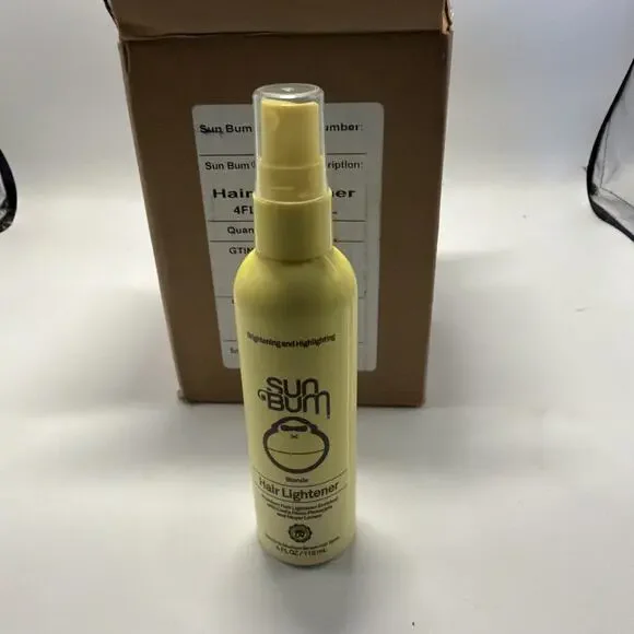 6 Pack Sun Bum Blonde Hair Lightener Hair Color 4oz Each Brightening Highlights
