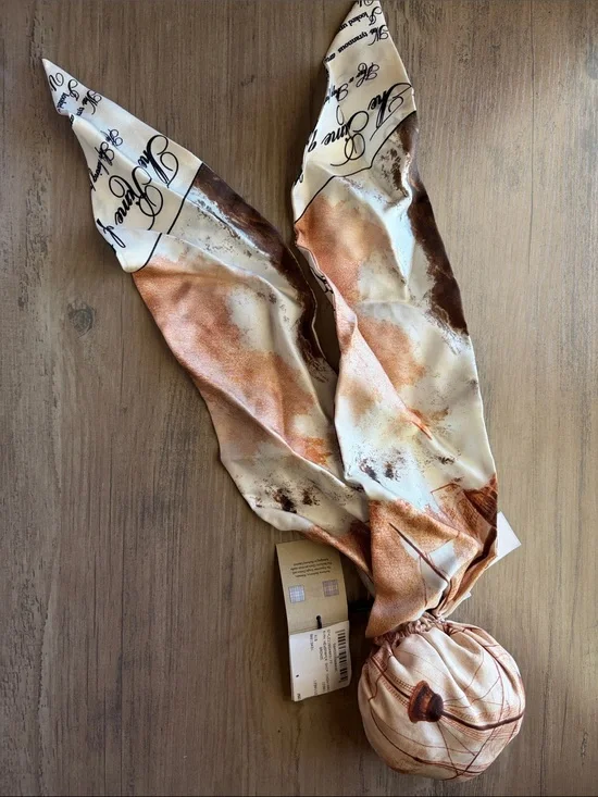NWT Burberry Newspaper Ship Chignon