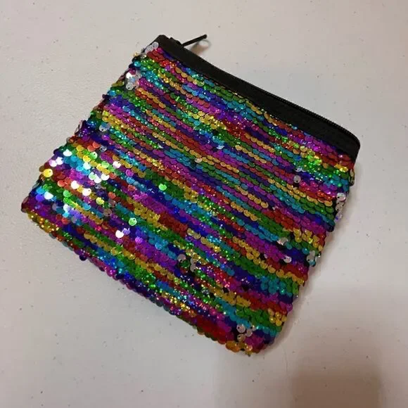 Hempz sequined pride accessory bag