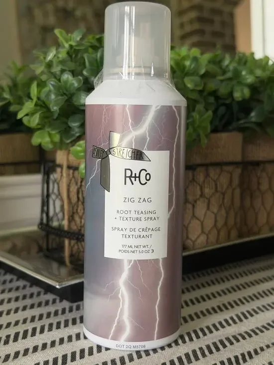 R+Co Zig Zag Root Teasing Texture Spray 5oz Volumizing Hair Spray NEW