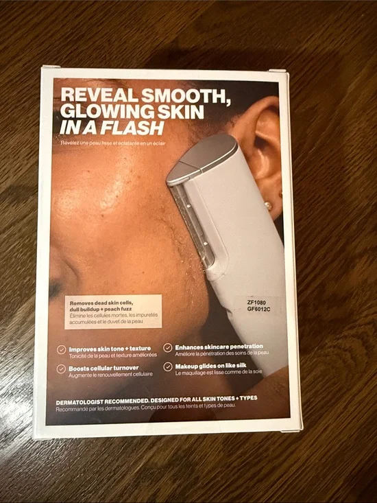 Derma flash luxe sonic derma, planing, and peach fuzz removal