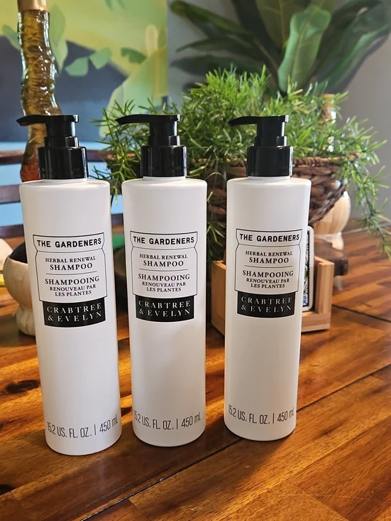 Crabtree & Evelyn Herbal Renewal Shampoo Trio