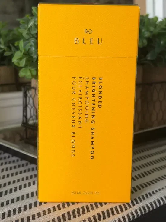 R+Co BLEU Blonded Brightening Shampoo 8.5 Oz Purple Toning NIB Sealed