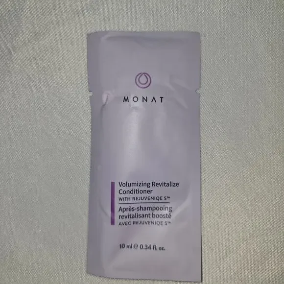 Monat Revitalize Volume Conditioner 10 NEW Samples