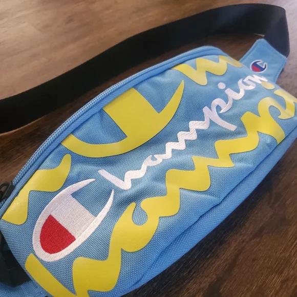 Champion Prime Sling Pack Backpack‎ Crossbody Retro Blue Yellow