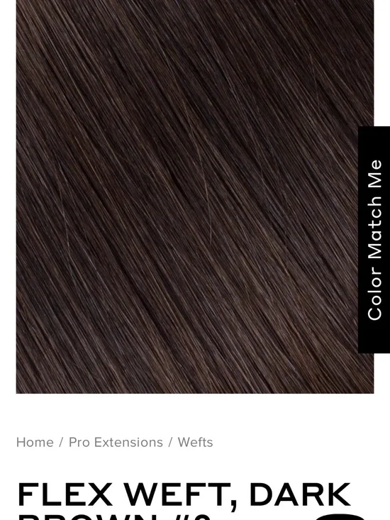 BELLAMI Infinity Weft Extensions - Dark Brown