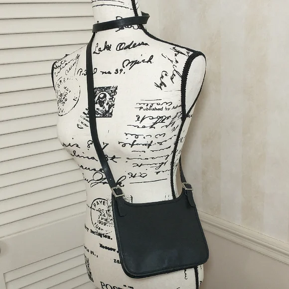 Vintage Coach Mini Hippie Leather Crossbody Foldover Flap‎ Bag, Purse, #9142