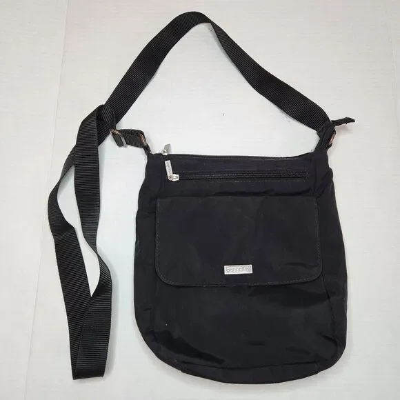 Baggallini Black Crossbody Handbag Purse Bag Traveler