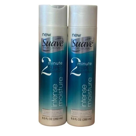 New Suave Professionals Intense Moisture 2 Minute Super Conditioner 8.5 oz Lot 2