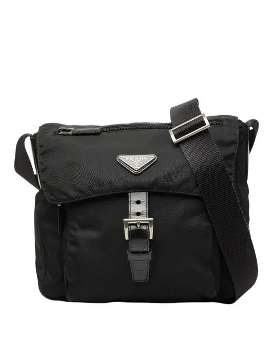 Prada Buckle Messenger Bag Tessuto #310020P60B