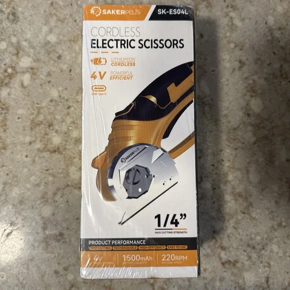 BRAND NEW  Cordless Electric Scissors, , 4V Power