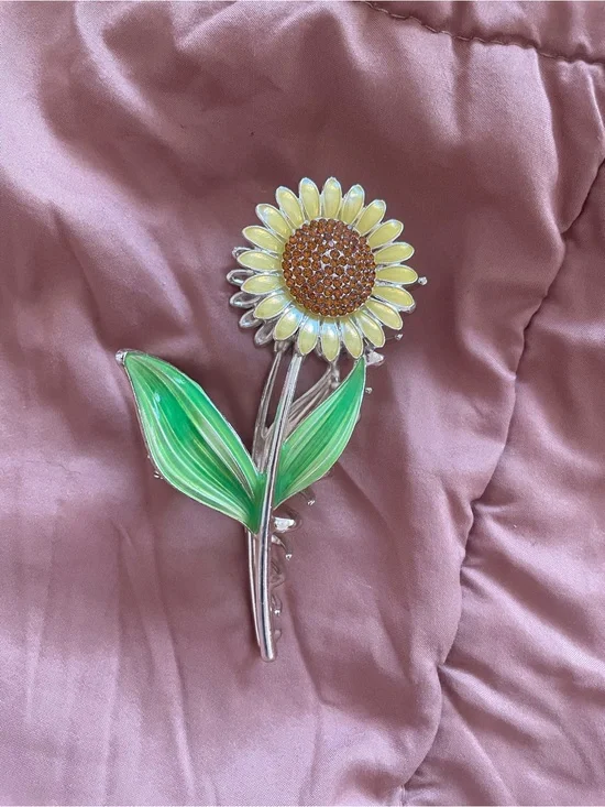 Sunflower Claw Clip