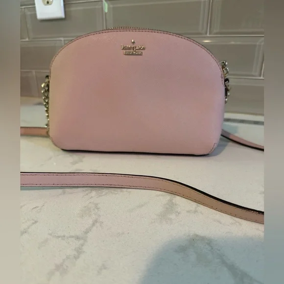Kate Spade Cameron Street Hilli Crossbody Warm Vellum Pink Leather