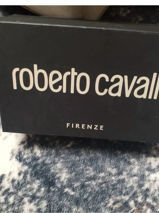 Roberto Cavalli Black Box with White Logo