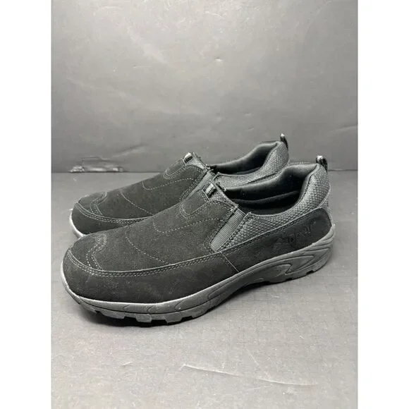 DENALI Black Suede Leather Slip On Casual Shoes Mens‎ Size Size US 9.5