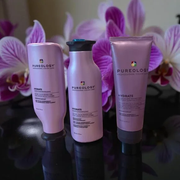 Pureology Hydrate Shampoo Conditioner 10.1 oz Mask 6.9 oz