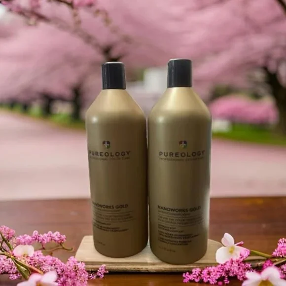 Pureology Nano Works GOLD Shampoo and Conditioner Duo Set ( 33.8 OZ each )