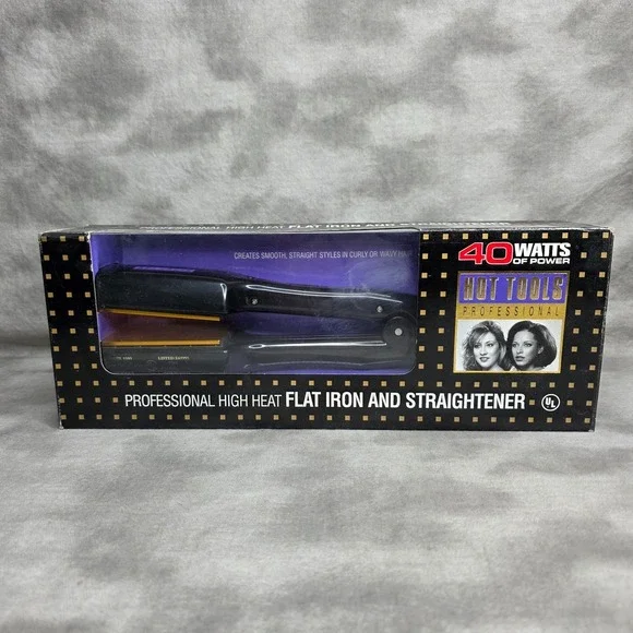 Hot Tools Professional High Heat Flat Iron Straightener Discontinued Model #1193
