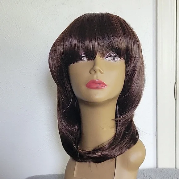 Beautiful Synthetic Wig with Bangs