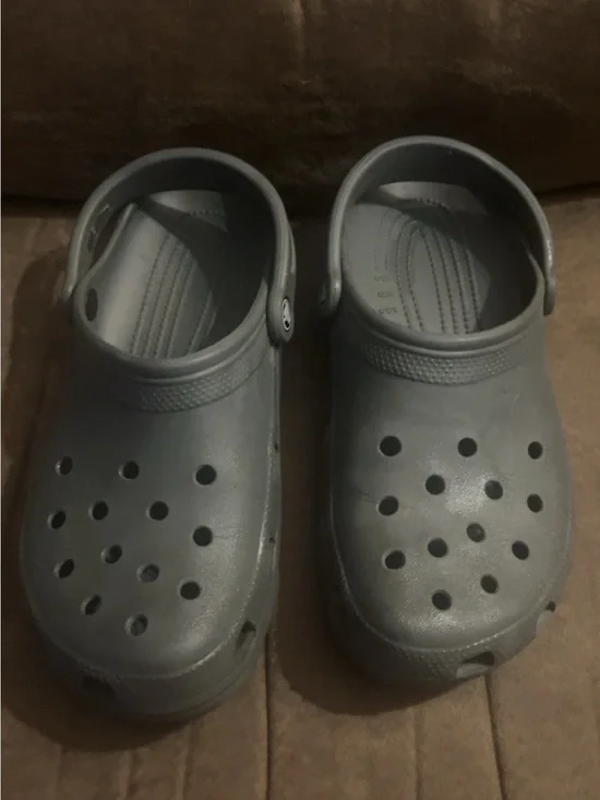 Crocs Gray Comfort Clogs