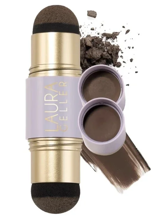 NEW! Laura Geller The Full Root-ine Root & Brow Touch-Up Stick: Medium Brown NIB