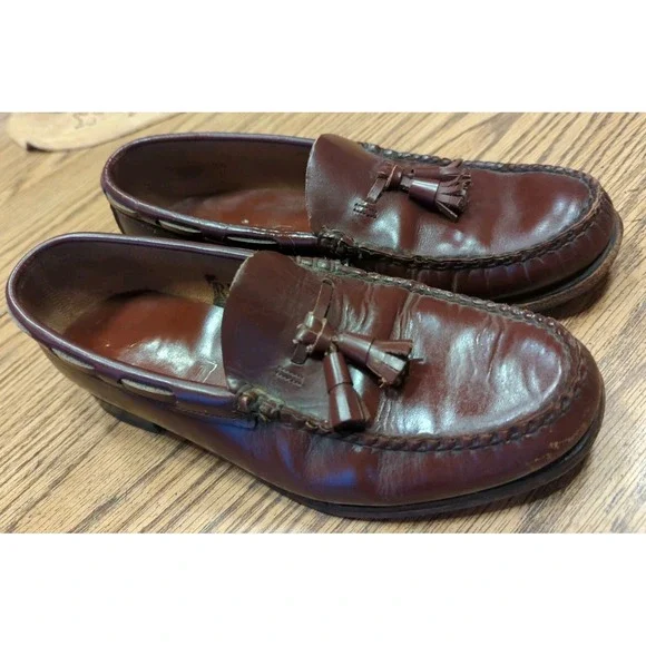 Vintage Dexter Mens Tasseled Slip-on Loafers size‎ 8.5 D READ DESCRIPTION!