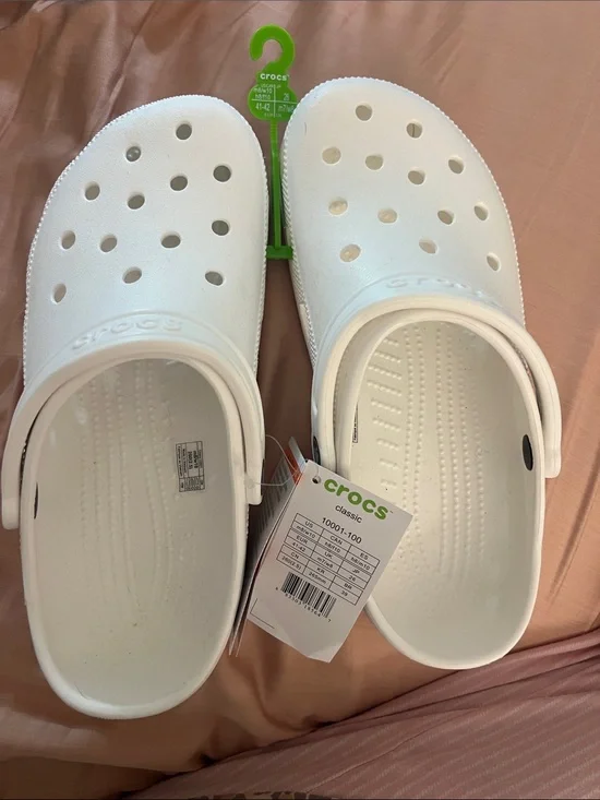 CROCS Kids Classic Clog in White