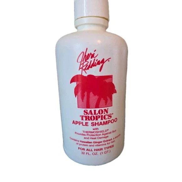 RARE vintage 1980s JHERI REDDING Salon Tropics shampoo bottle HIGH END SALON old