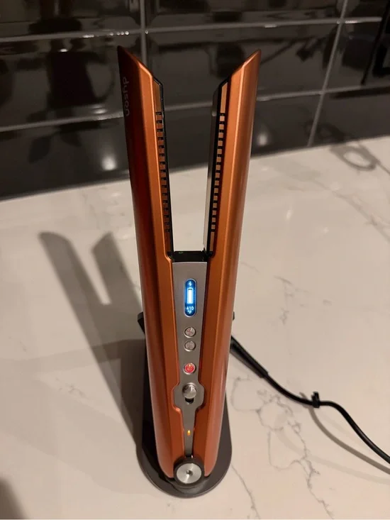 Dyson Copper Cordless Hair Straightener with LED Display