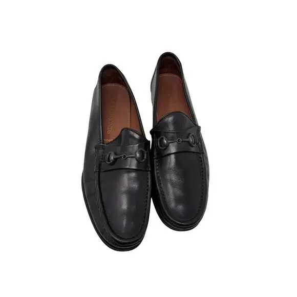 Allen Edmonds Verona ll black leather horsebit Italian leather loafer 11